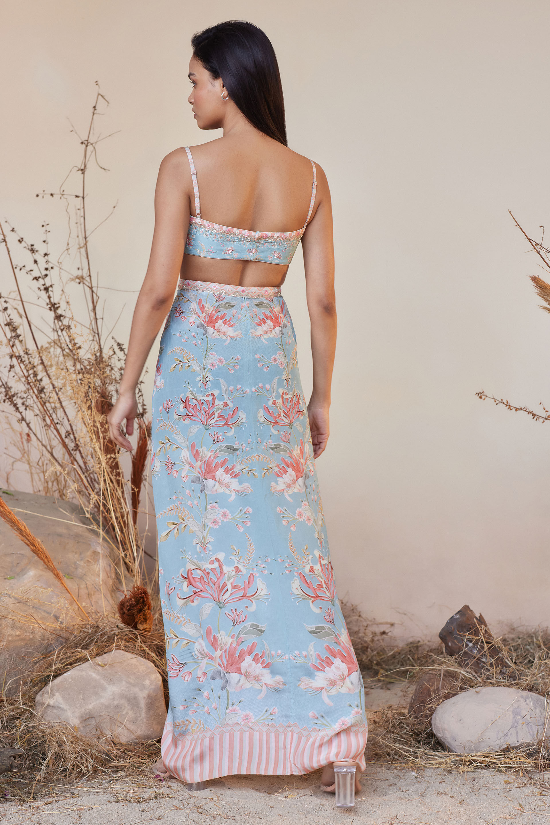 Sonora Skirt Set - Powder Blue